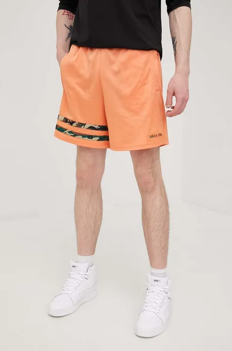 Kratke hlače Unfair Athletics moške, oranžna barva