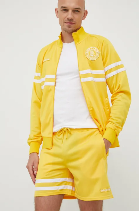 Kratke hlače Unfair Athletics moški, rumena barva