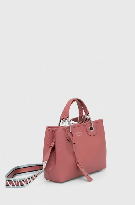 Τσάντα Emporio Armani χρώμα: ροζ