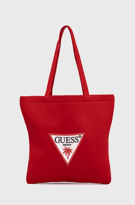 Τσάντα Guess χρώμα: κόκκινο