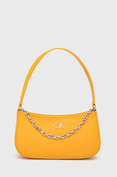 Calvin Klein torebka kolor pomarańczowy