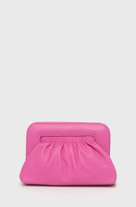 Kožna pismo torbica Gestuz boja: ružičasta