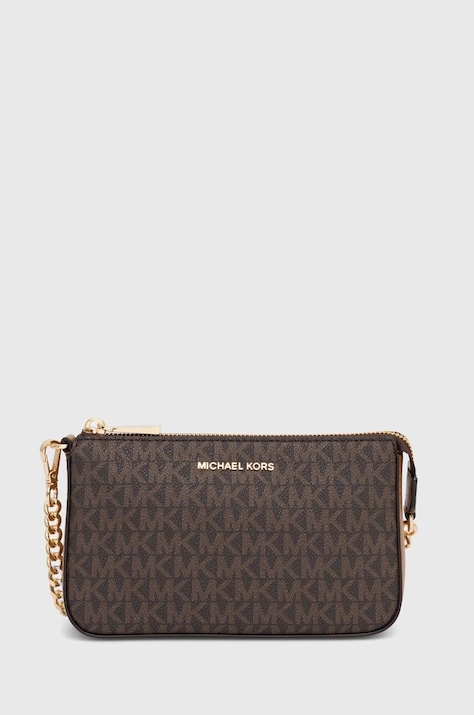 Kabelka MICHAEL Michael Kors hnědá barva