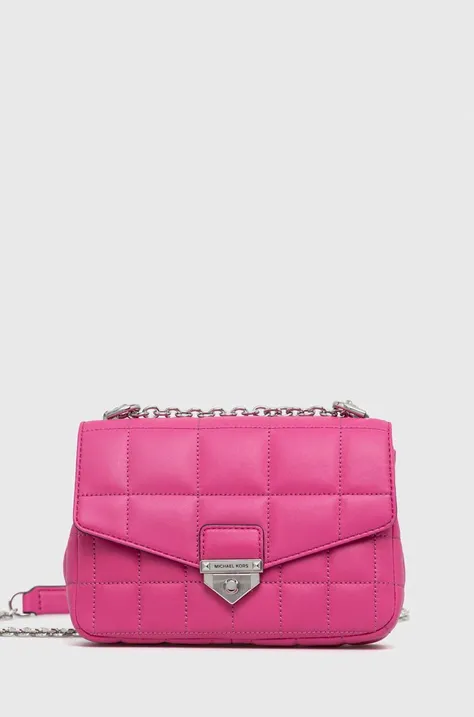 Кожаная сумочка MICHAEL Michael Kors цвет розовый