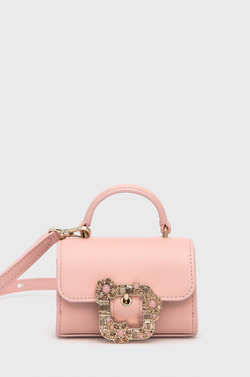 Kate Spade torebka skórzana kolor różowy