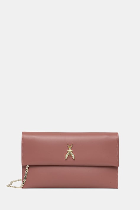 Patrizia Pepe kopertówka damska skórzana różowa CB5460 L011