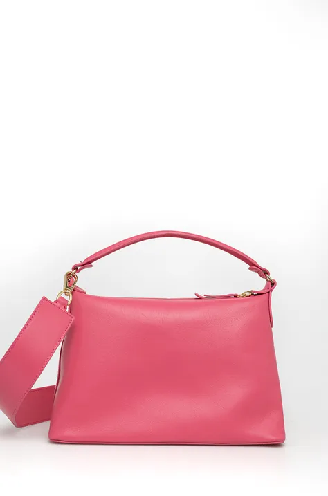 Usnjena torbica Liu Jo vijolična barva
