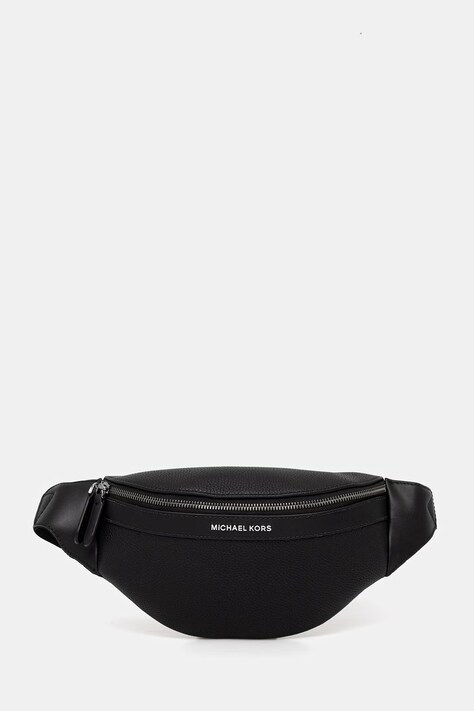 Кожаная сумка на пояс Michael Kors цвет чёрный