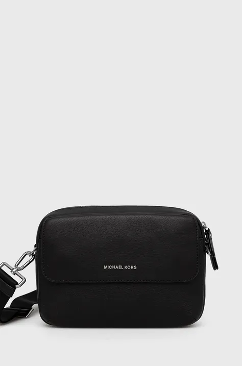 Шкіряна сумка Michael Kors колір чорний