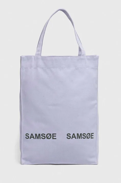 Samsoe Samsoe torebka kolor fioletowy
