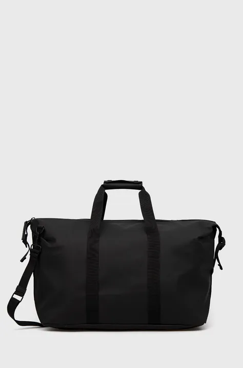 Τσάντα Rains 13200 Weekend Bag χρώμα: μαύρο
