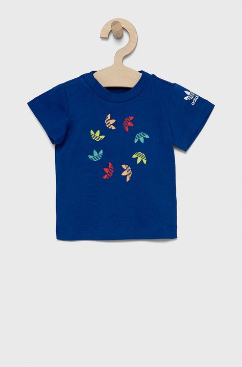 adidas Originals T-shirt bawełniany dziecięcy HE6847