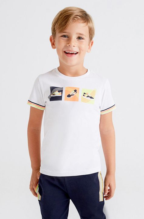Mayoral T-shirt bawełniany dziecięcy