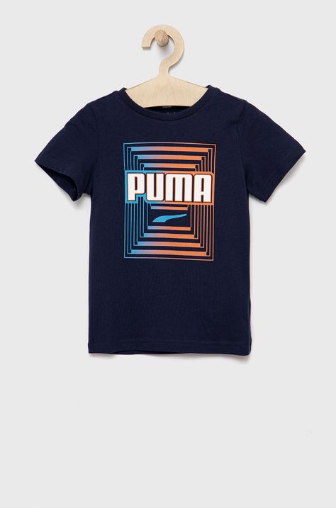 Detské bavlnené tričko Puma 847292