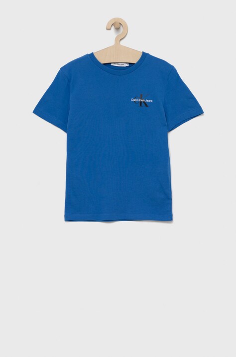 Calvin Klein Jeans t-shirt bawełniany dziecięcy IB0IB01231.PPYY
