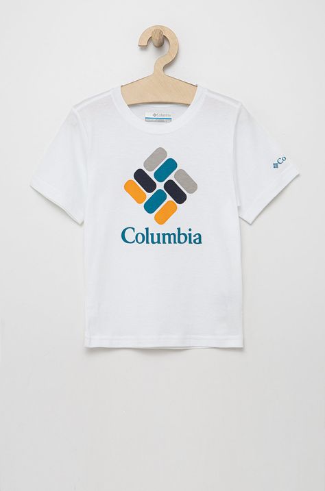 Детска памучна тениска Columbia