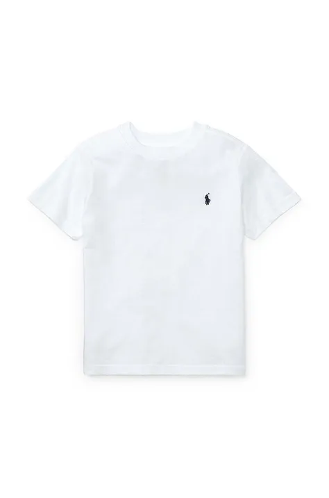 Polo Ralph Lauren t-shirt bawełniany dziecięcy 322832904035 kolor biały gładki