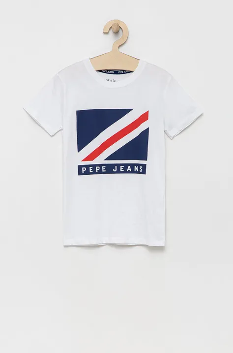 Dětské bavlněné tričko Pepe Jeans