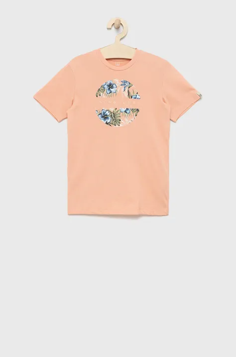 Παιδικό μπλουζάκι Jack & Jones χρώμα: ροζ