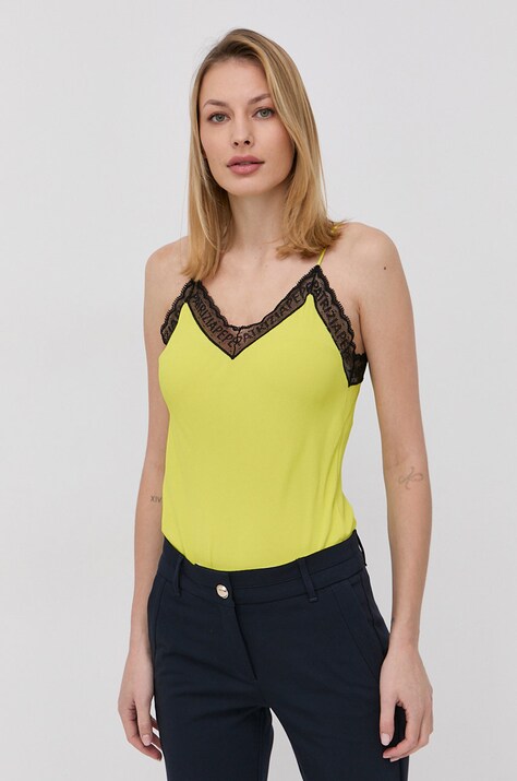 Patrizia Pepe bluza culoarea verde