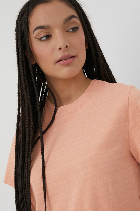 Levi's cotton t-shirt orange color