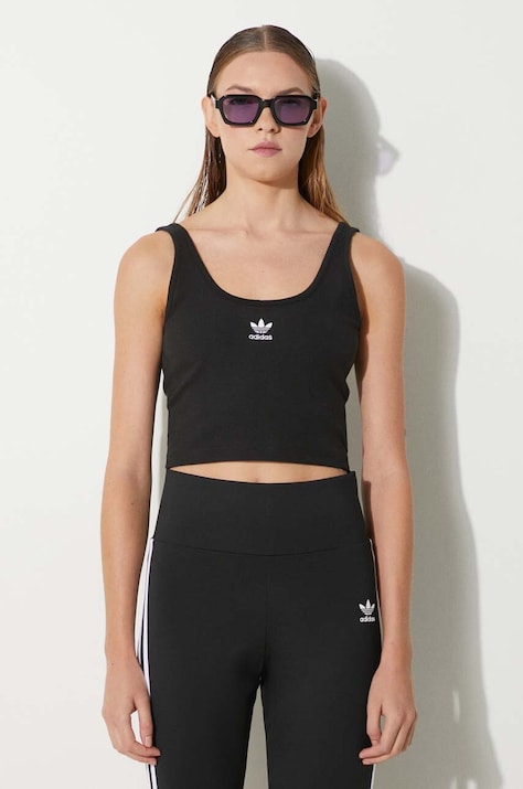 Top adidas Originals za žene, boja: crna, HF3399-BLACK