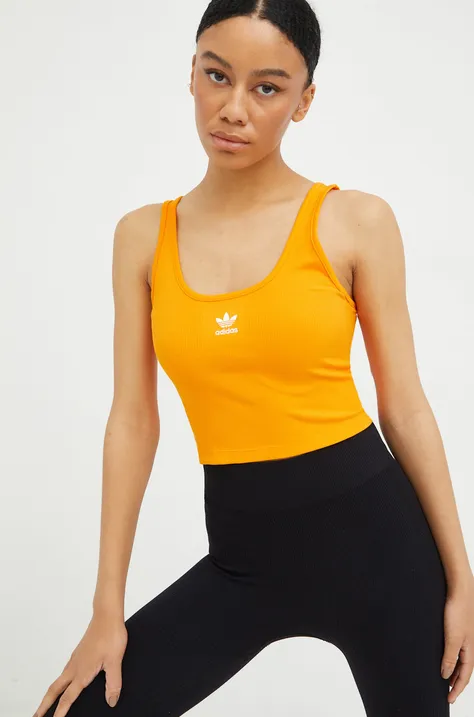 adidas Originals top Adicolor damski kolor pomarańczowy
