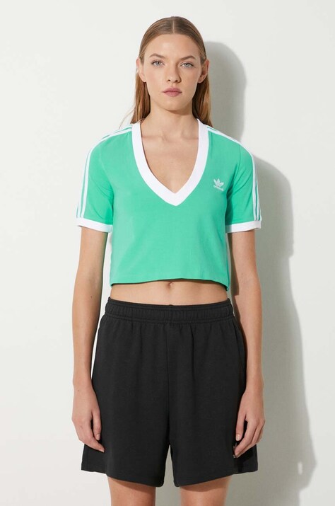 Μπλουζάκι adidas Originals χρώμα πράσινο HG6596