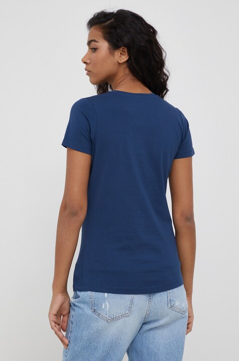 Футболка Pepe Jeans New Virginia Ss N — SS22-TSD1KW, темно-синій — фото 3