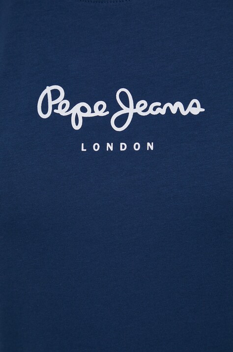 Футболка Pepe Jeans New Virginia Ss N — SS22-TSD1KW, темно-синій — фото 5