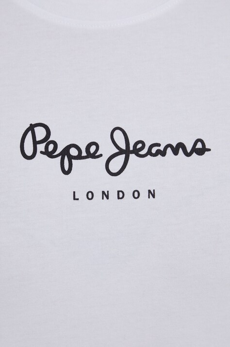 Футболка Pepe Jeans New Virginia Ss N — SS22-TSD1L1, білий — фото 5