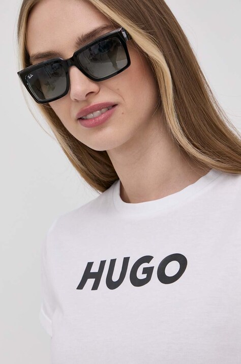 Футболка Hugo — SS22-TSD27Z, білий — фото 4