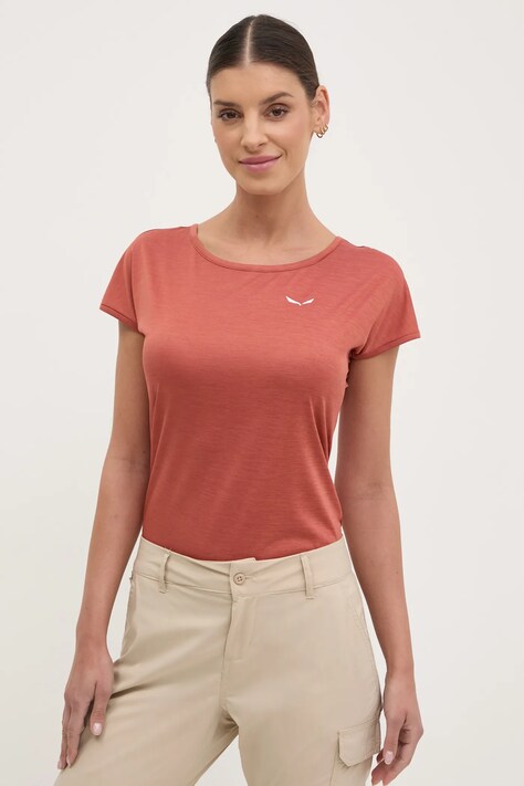 Salewa tricou sport Puez Melange culoarea gri, 00.0000026538