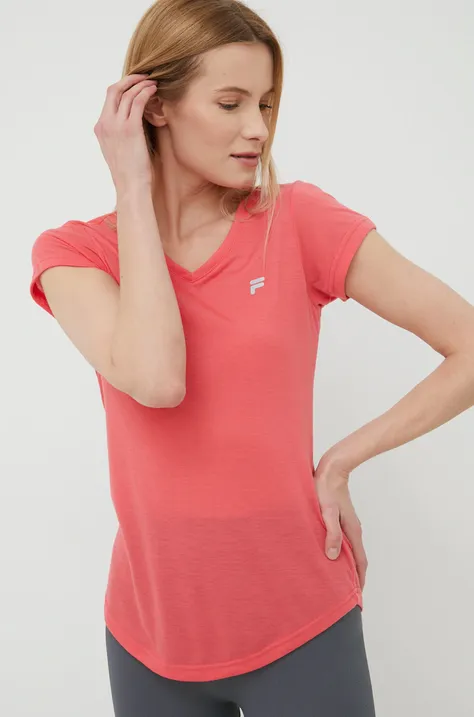 Тренувальна футболка Fila Rostow колір рожевий