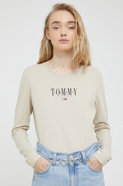 Сорочка з домішкою льону Tommy Jeans