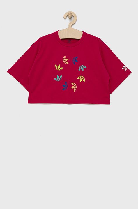 adidas Originals t-shirt bawełniany dziecięcy HE4776