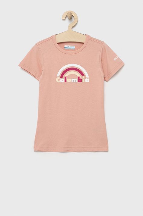 Παιδικό βαμβακερό μπλουζάκι Columbia