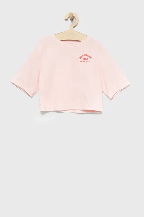 Παιδικό μπλουζάκι Kids Only χρώμα: ροζ