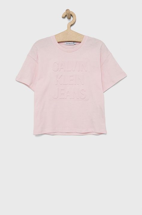 Calvin Klein Jeans bombažna otroška majica
