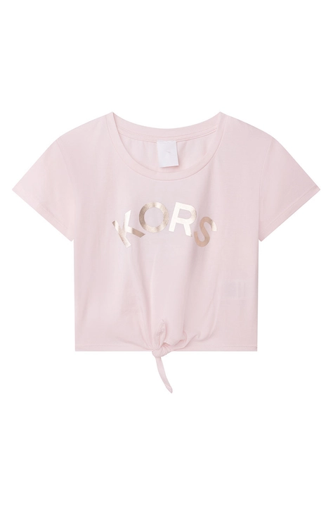 Michael Kors tricou de bumbac pentru copii culoarea roz