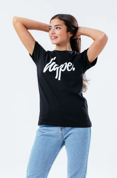 Hype t-shirt dziecięcy kolor czarny