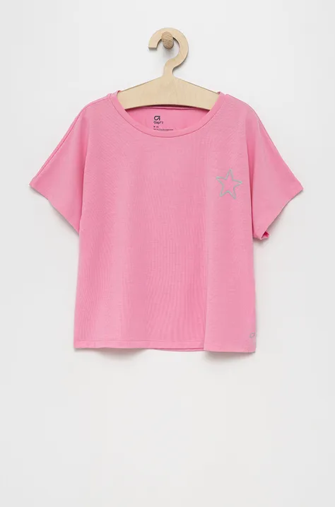 Detské tričko GAP ružová farba,