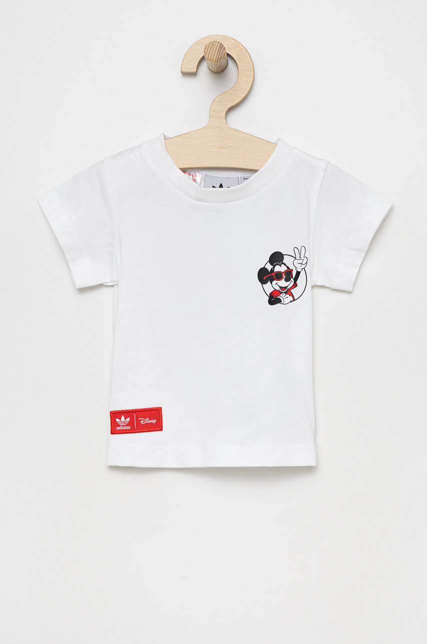 Παιδικό βαμβακερό μπλουζάκι adidas Originals Disney