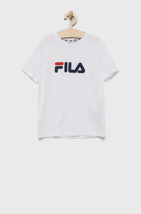 Детска памучна тениска Fila