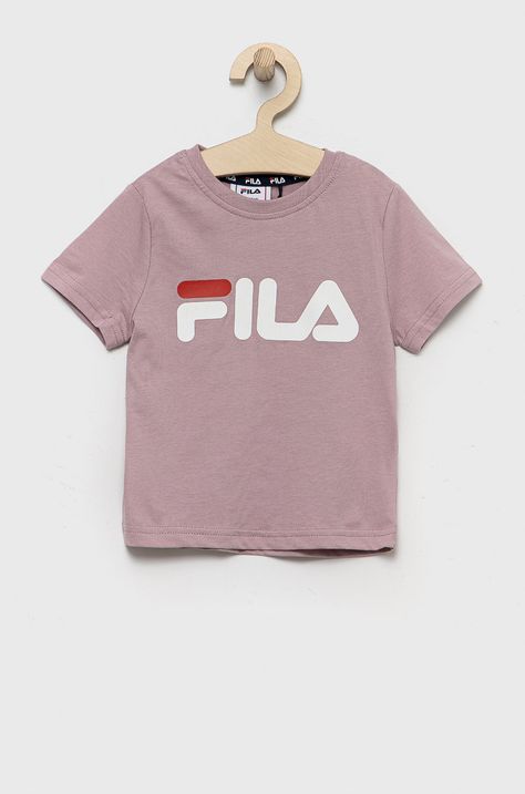 Παιδικό βαμβακερό μπλουζάκι Fila