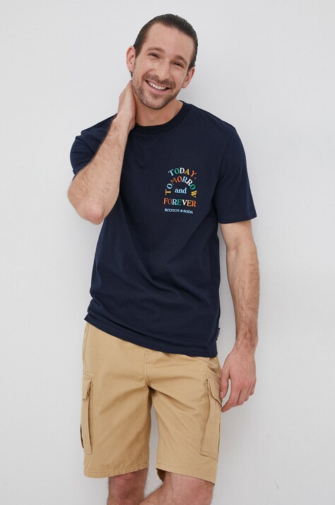 Scotch & Soda T-shirt bawełniany