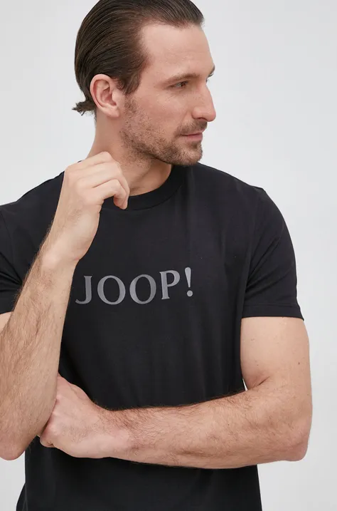 Joop! T-shirt męski kolor czarny z nadrukiem