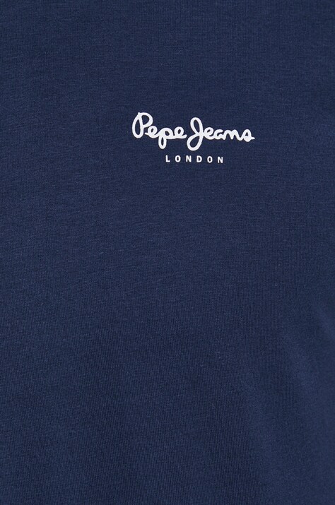 Футболка Pepe Jeans Original Basic 3 — SS22-TSM13Z, темно-синій — фото 5
