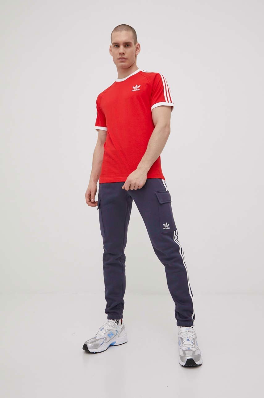 Βαμβακερό μπλουζάκι adidas Originals Adicolor