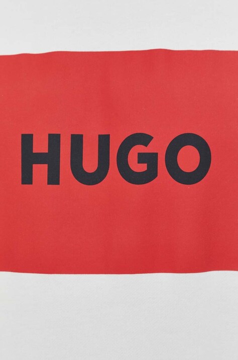 Бавовняна кофта HUGO — SS22-TSM27G, бежевий — фото 5